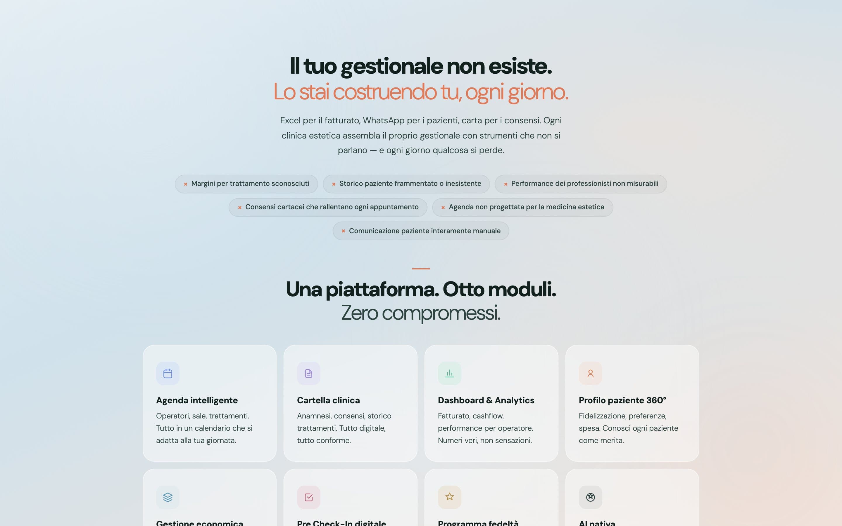 Sviluppo del prodotto digitale, con studio di mercato e UX/UI a monte
