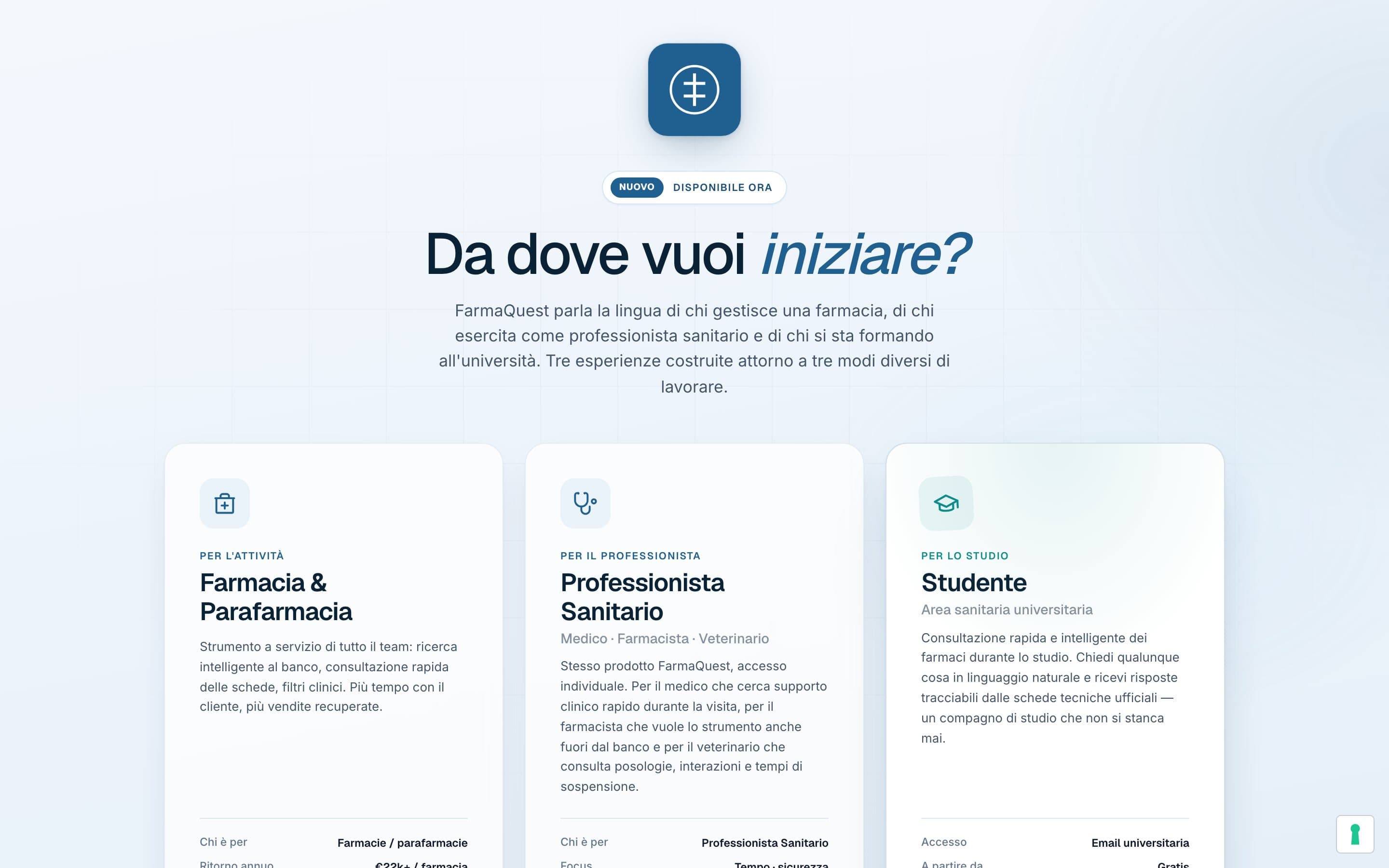 Sviluppo del prodotto digitale, con studio di mercato e UX/UI a monte