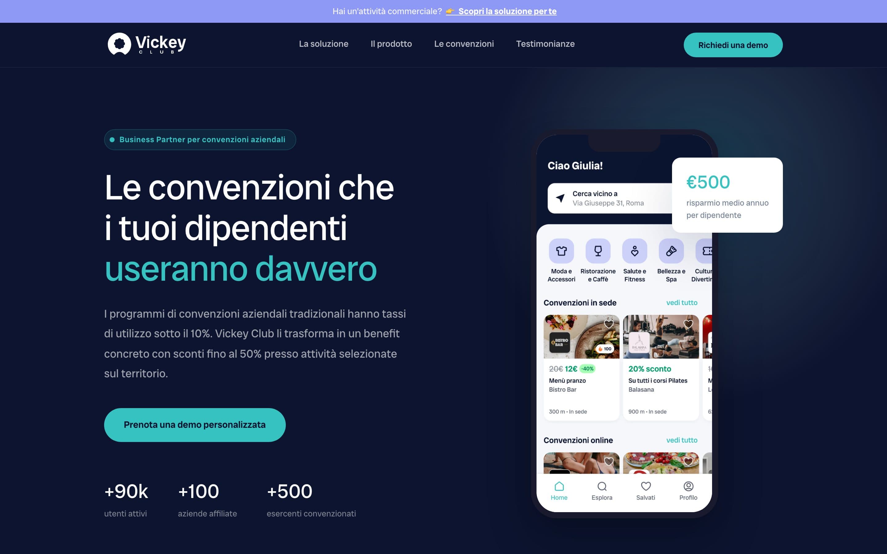 Sviluppo dell'app